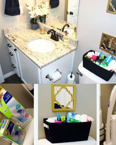 Impress Your Guests | Bathroom Decor & DIY Basket | Clean Easy With Scotch-Brite